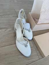 Paradox Aliya Ivory Satin Shoes - UK Size 8