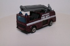 Vintage Matchbox Dennis Snorkel Fire Engine Maroon Matchbox Fire Dept Mb43 Loose