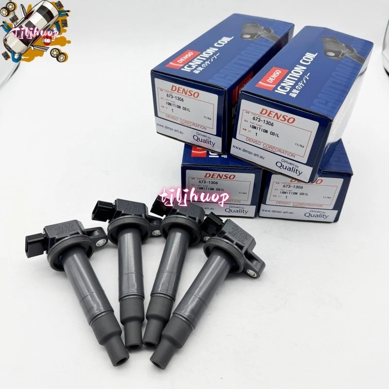 4PCS Ignition Coil For Toyota Yaris Prius xA xB Echo 1.5L UF316 90919-02240 Foto 3 de 4