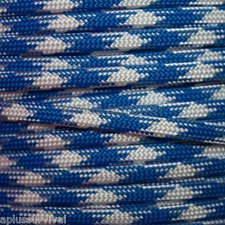 Rocky Mountain Blue White Paracord 100 Feet 550 Emergency Survival Bracelet Rope