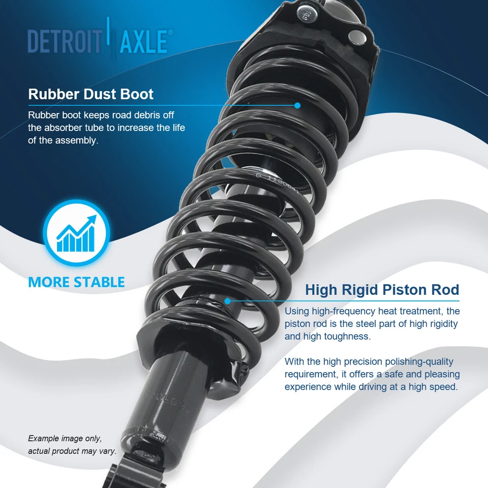 Eslabones de barra estabilizadora de muelles helicoidales de puntal trasero tracción delantera para Toyota Corolla Matrix 2003-2008 Foto 4 de 4