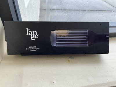 L'ange Le Waver 3-Barrel Waving Iron Titanium Lange - Black ✓ | eBay