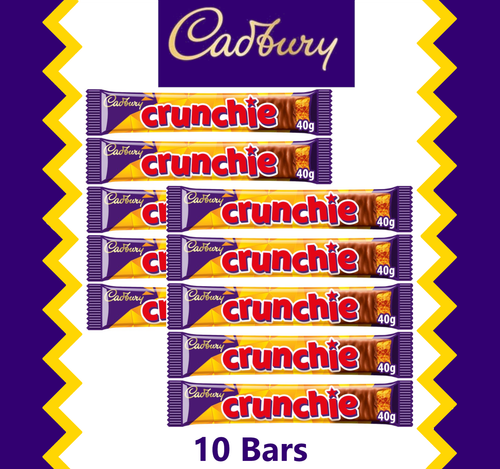 Cadbury Crunchie Chocolate Bar 40g Perfect Gift Celebration Multiple PM Bars - Picture 4 of 8