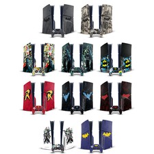 BATMAN DC COMICS LOGOS AND COMIC BOOK VINYL SKIN DECAL FOR PS5 SLIM DISC BUNDLE