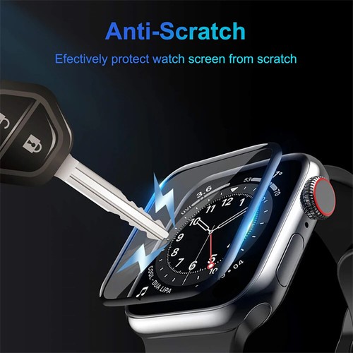 Screen Protector For Apple Watch 10 46mm 42mm Full Cover Film Soft Film For IWat - Picture 3 of 39