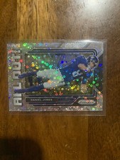 2022 Panini Prizm Football #AO-12 Daniel Jones All Out! No Huddle Disco Giants
