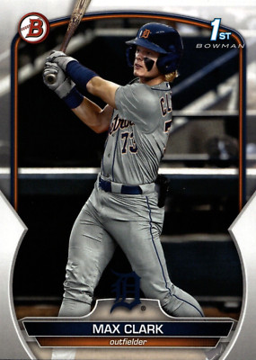 2023 1st Bowman Draft Max Clark BD-76 Rookie Detroit Tigers - Free Shipping