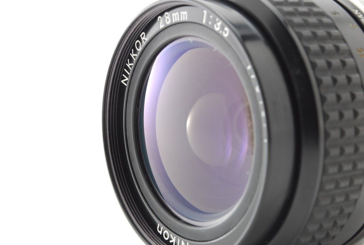 NEAR MINT ] Nikon Ai-s AIS Nikkor 28mm f/3.5 MF Wide Angle