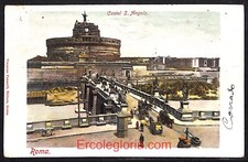 ad7527 - VINTAGE POSTCARD - Rome City - Castel San Angelo 1901