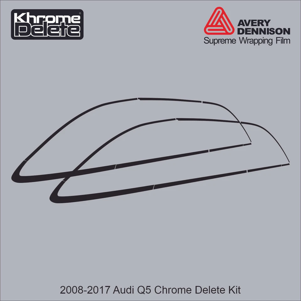 Envoltura de vinilo de eliminación de cromo para el Audi Q5 2008-2017 Foto 2 de 2