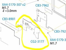 Used Canon EOS 5D mark III 3 TFT FPC Parts CG2-3177