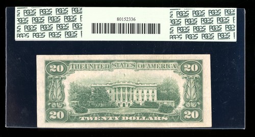 DBR 1950-B $20 FRN Chicago Fr. 2061-G PCGS 35 Serial G65817673B - Picture 2 of 2