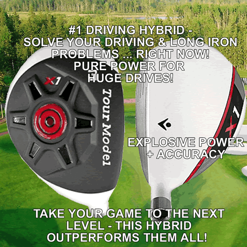 PGA TOUR GHOST DRIVING HYBRID LONG DRIVER NON-CONFORMING DISTANCE GOLF CLUB - Picture 1 of 3