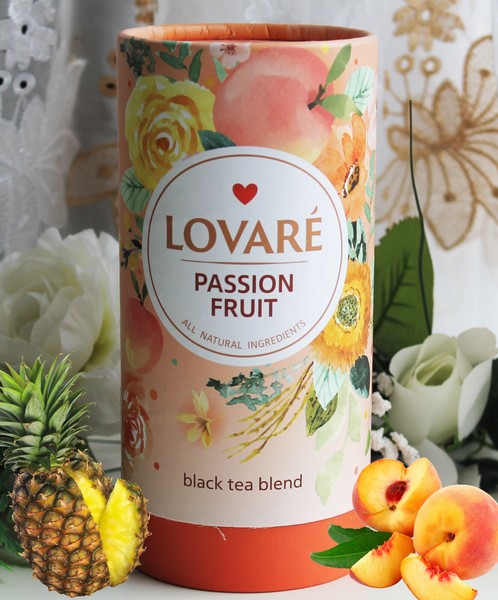 80G Lovare Passion Fruit Schwarzer Tee Ananas Pfirsich Maracuja-image