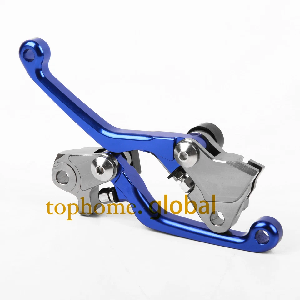 For Yamaha YZ250F YZ426F YZ450F 2009-2021 Clutch Brake Pivot Levers Blue US 2018 Foto 2 de 4