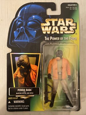  STAR WARS THE POWER OF THE FORCE PONDA BABA ACTION FIGURE TOY (BRAND NEW)