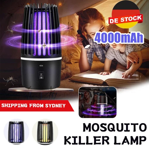 AKKU Moskito Killer UV-Insektenvernichter Elektrisch LED Lampe Mückenfalle Licht