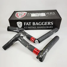 Fat Baggers 906012 1.25" EZ Install Pointed 15+ Road Glide Chrome 12" Handlebar