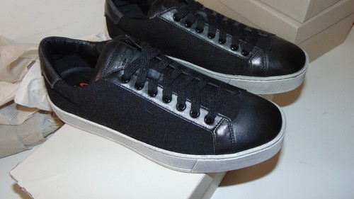 SANTONI SNEAKERS AUTENTICO  TG 43  650,00 CART. SAN-AA36 - Afbeelding 1 van 7