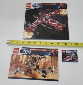 Lego Star Wars Instruction Manual Booklets Lot of 3 No Bricks Only Paper Read⬇️