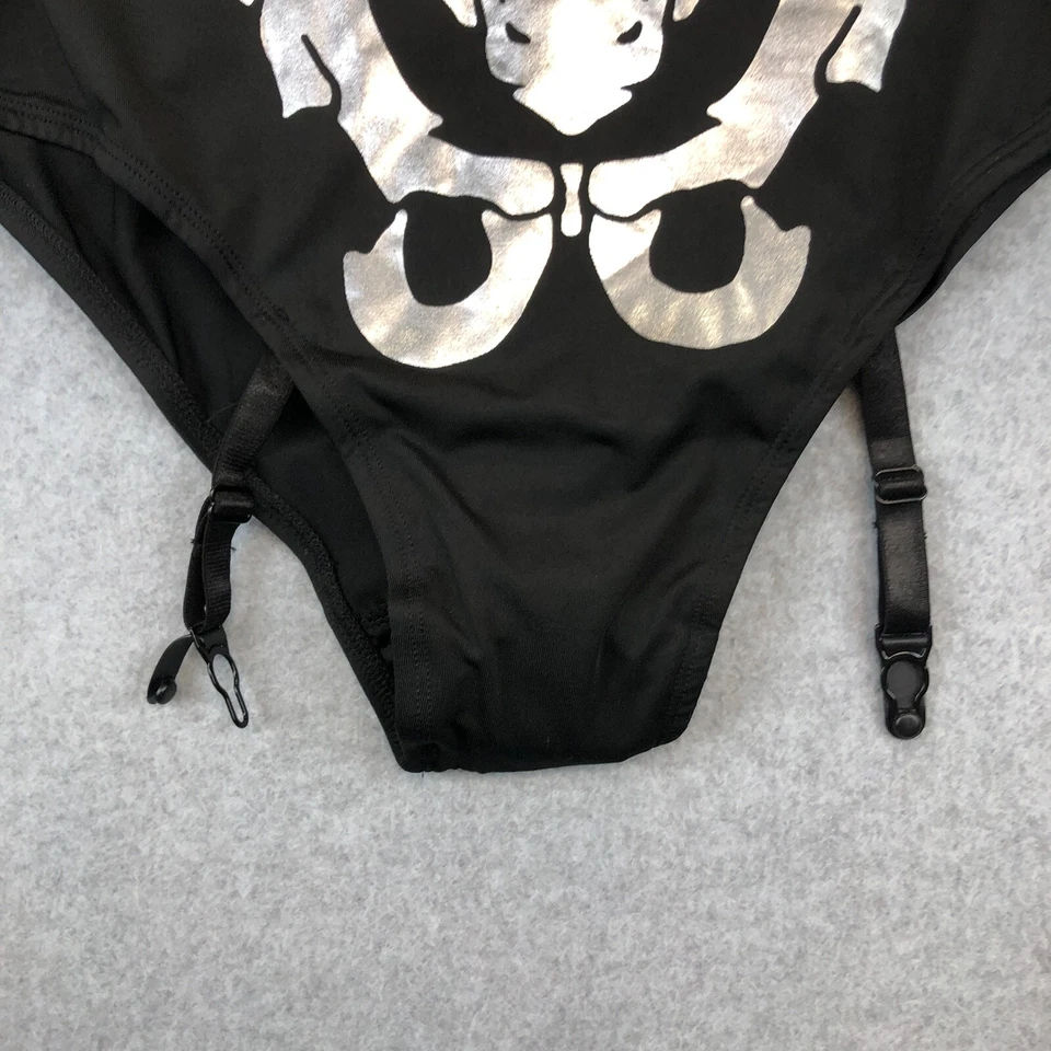 NWT Frederick's of Hollywood Jump My Bones Bodysuit Black Womens XL Sexy Costume - Image 2 of 4