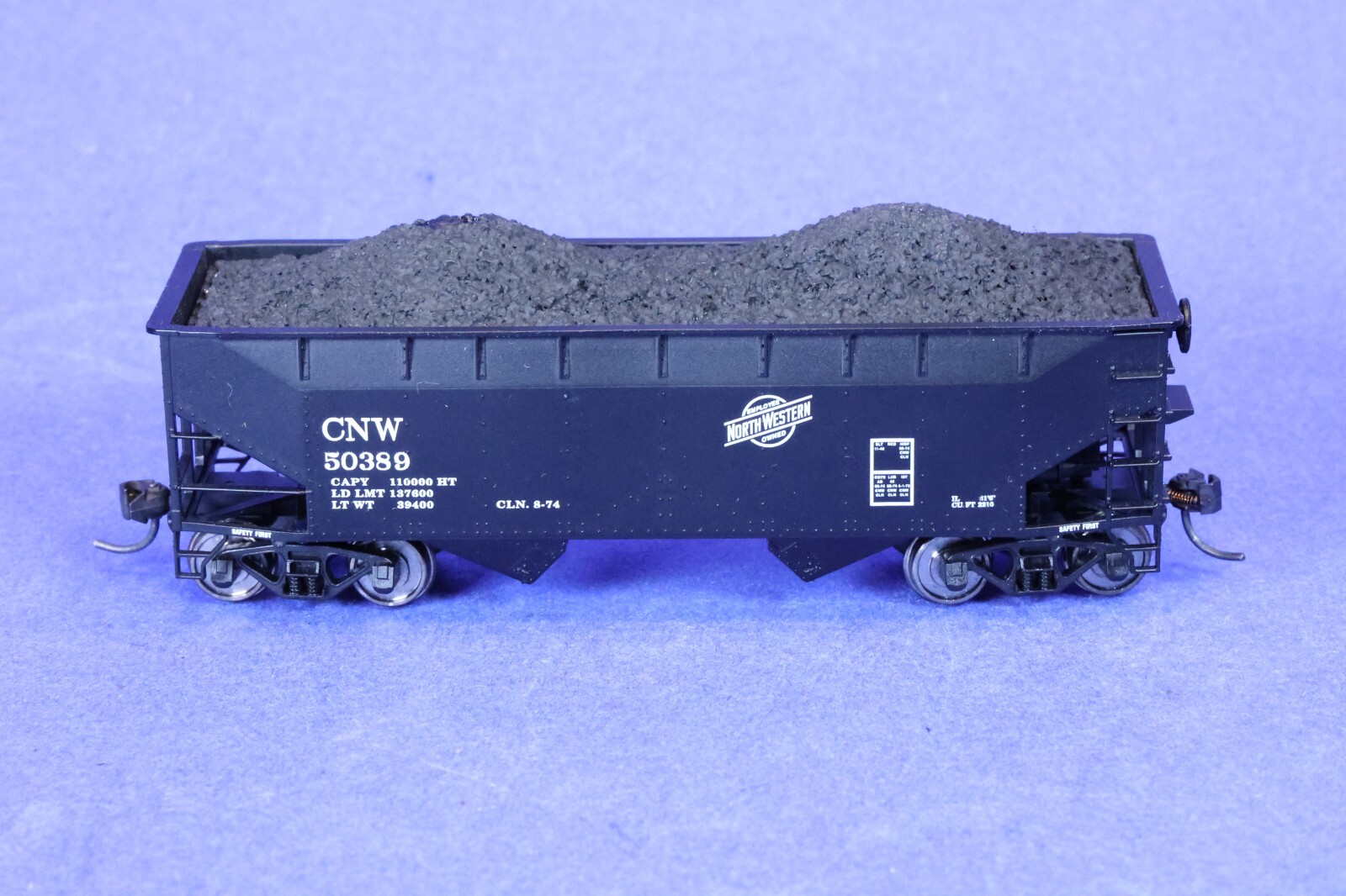 Lot of 2 Atlas HO Scale Coal Hopper Cars RTR / Rock Island & CNW (930a