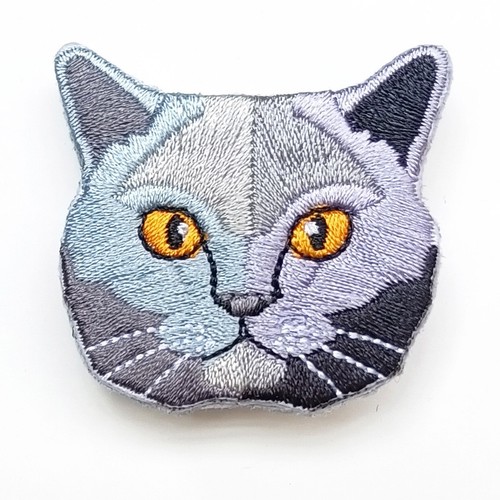 2pcs Brooch Pin Embroidery Shorthair Sphynx Hairless Cat Children Light Weight - Picture 2 of 7