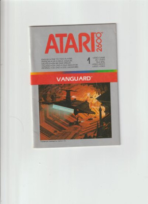 spielelösungsheft/ booklet atari 2600 vintage  vanguard 1982