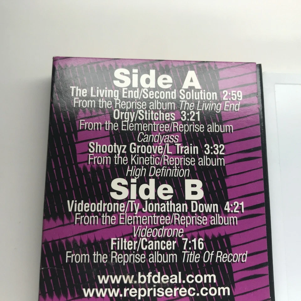 BF RARE 1999 PROMO Orgy, Shootyz Groove, Filter, Videodrone, Korn Jonathan Davis Foto 2 de 4