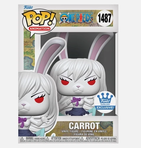 Funko Pop #1487 Carrot - One Piece - COMMON -  NEW - DINGS/DENTS/DAMAGE