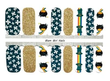 Pot O Gold St. Patrick's Day Nail Polish Strips / Nail Wraps / Nail Stickers