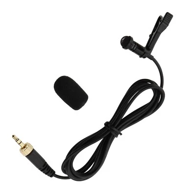 3.5mm TRS Lavalier Microphone Wireless Audio Mic for Sennheiser EW100 SK100