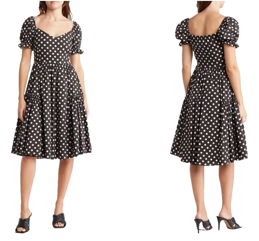 Polka Dot Regular Size Dresses for Women