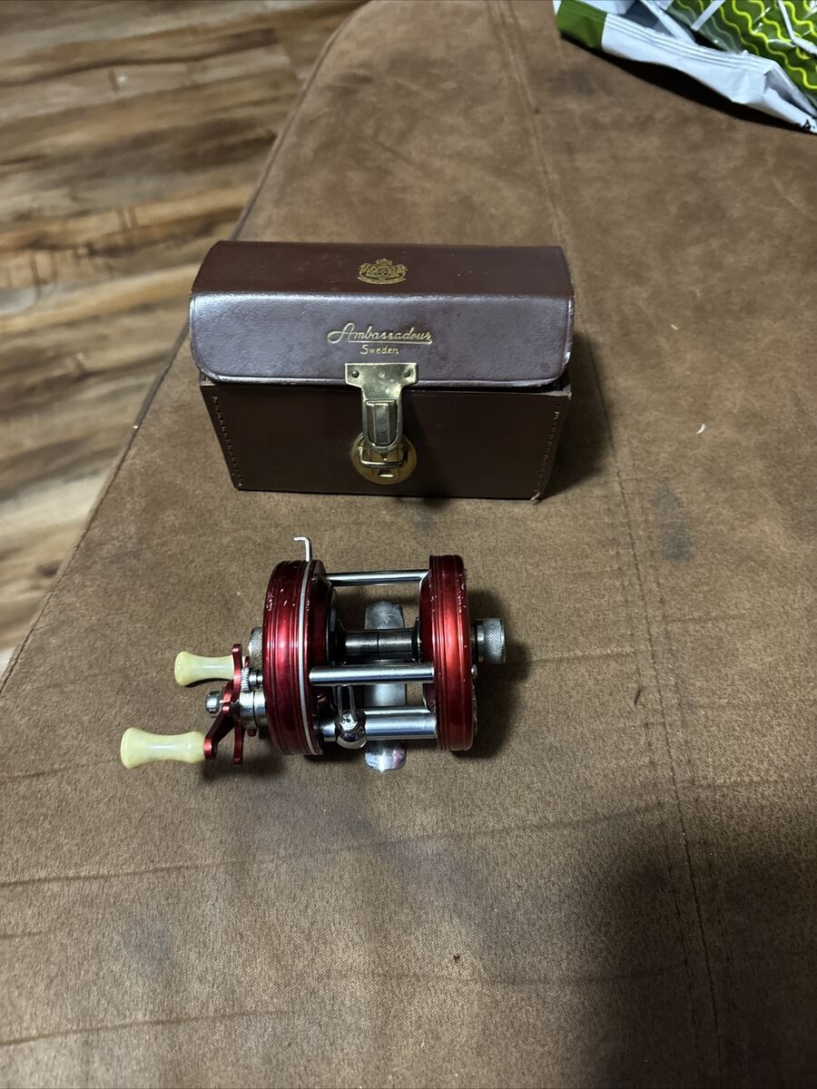 RARE Collectible Abu Ambassadeur Red 5000, Sweden Vintage RARE Collectible Abu Ambassadeur Red 5000, Sweden Vintage