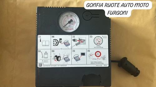 Gonfiatore per Pneumatici Compressore D'Aria Portatile Pompa per Auto,  🔝 usato
