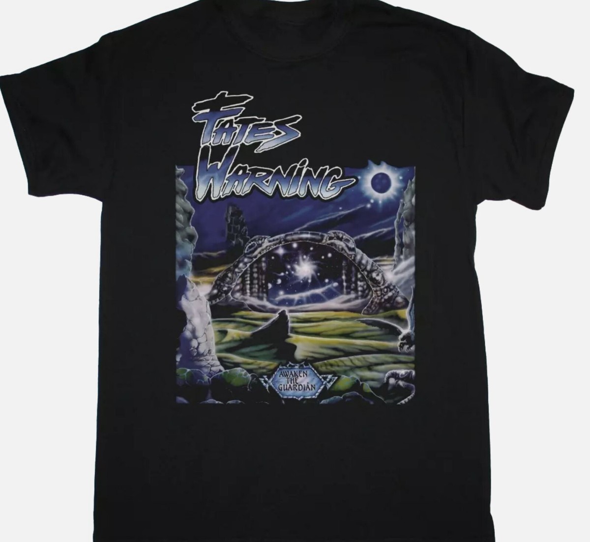 Guardian Fates Warning Awaken T-Shirt New Mens Band Unisex Back