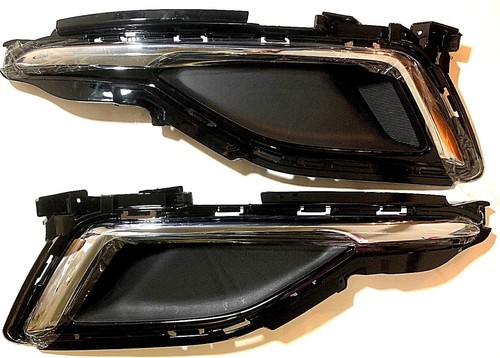FOG LAMP LIGHT HOLE BLANK COVER FOR HYUNDAI SONATA 15-17 FRONT BUMPER TRIM BEZEL - Picture 9 of 11