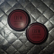American Crew Cream Pomade - Light Hold/Low Shine - 3 Oz Lot Of 2