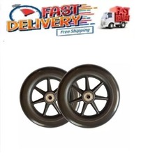 Walker 6 in. Replacement Wheels Smooth Rolling High Quality Rubber, Set of 2