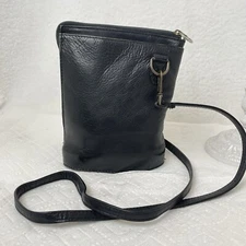 HOBO Purse Leather Crossbody Bag Mini Bucket Bag Vintage 1970’s