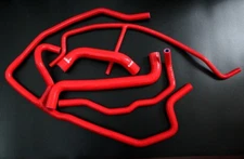 Red Silicone Radiator Heater Hose Kit for Corvette C6 6.0 05-07 7.0 Z06 06-08 US