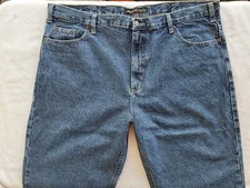 Real Ranch Workwear Blue Bootcut Denim Jeans Men's Size 42 X 32