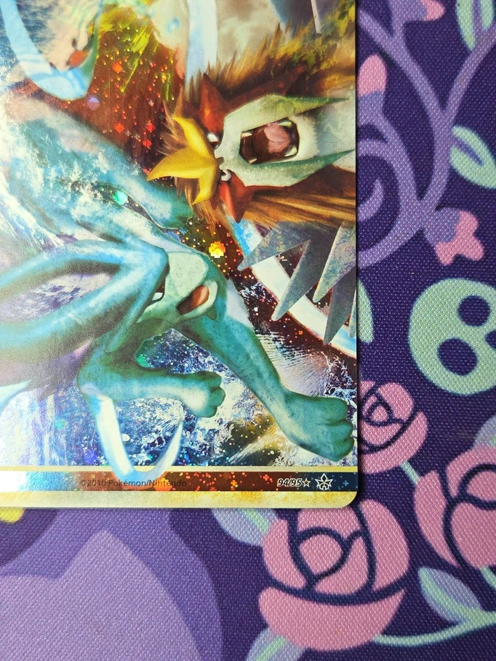 Pokémon TCG HGSS Unleashed Suicune & Entei Legend (Top) 94/95 Holo Near Mint - Image 4 of 4