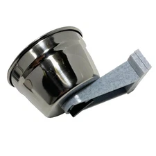 10 oz Lixit STAINLESS STEEL crock bowl parrot bird dog cat food water pet dish 