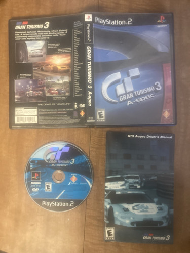 Gran Turismo 3 A-spec Video Game (Sony PlayStation 2, 2006) - Picture 1 of 4