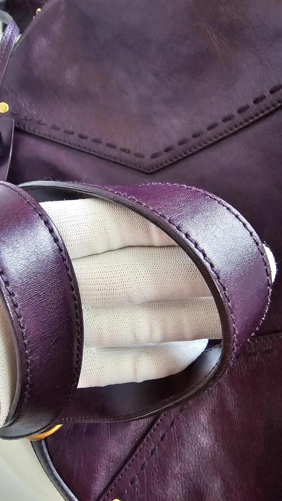 YSL Yves Saint Laurent Purple Muse Rive Gauche Sh… - image 17