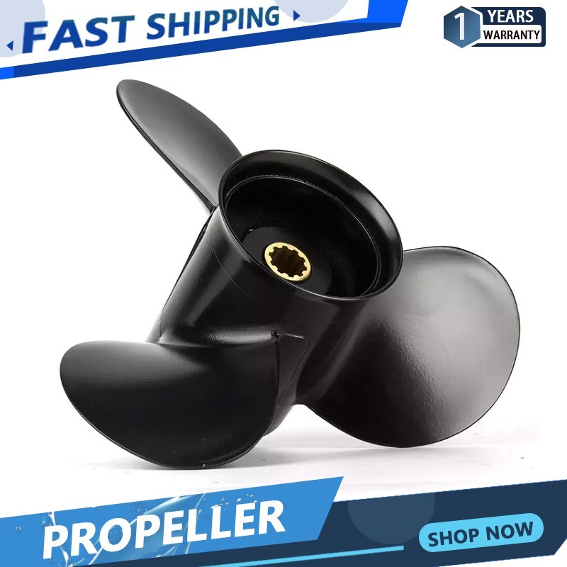 NEW 9.9 x 9 Boat Propeller Fit For Tohatsu/Mercury Engine 25