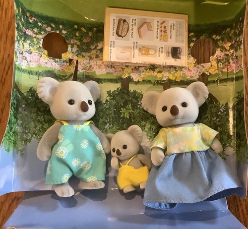 Sylvanian Families Figuren Baumwipfel Koala Familie 3 Stück geöffnet aber unbenutzt