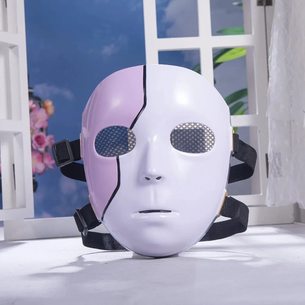 Sally Face Mask Full Face Cosplay Costume Halloween Carnival Party Unisex Prop