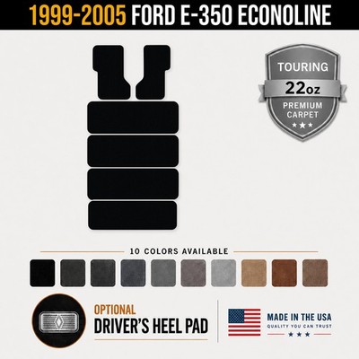 Avery Touring Front & Rear Floor Mats for 1999-2005 Ford E-350 Econoline #1Pe